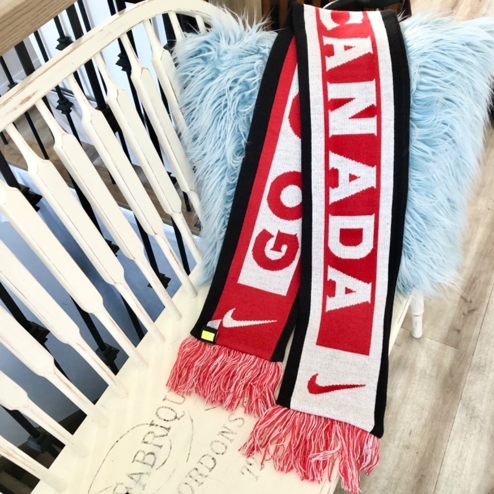 Nike, Team Canada, Hockey, League, Scarf, 56" x 6.5", NEW,‎ Without Tags